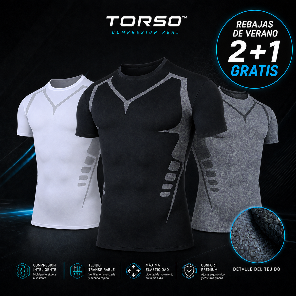 TORSO™ V1-T | Manga Corta
