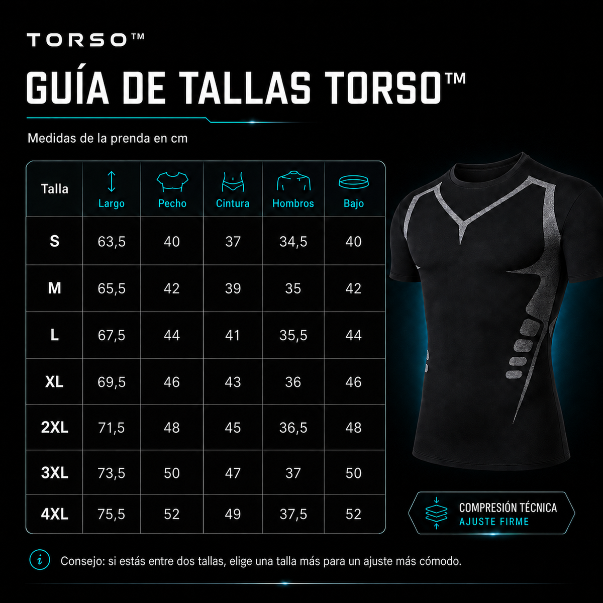 TORSO™ V1-T | Manga Corta