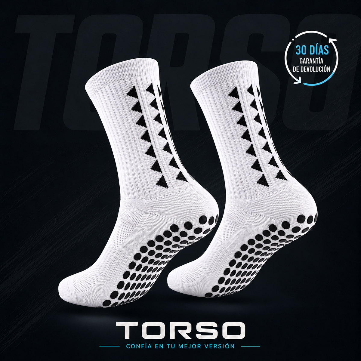 TORSO™ Calcetines de Compresión Blancas