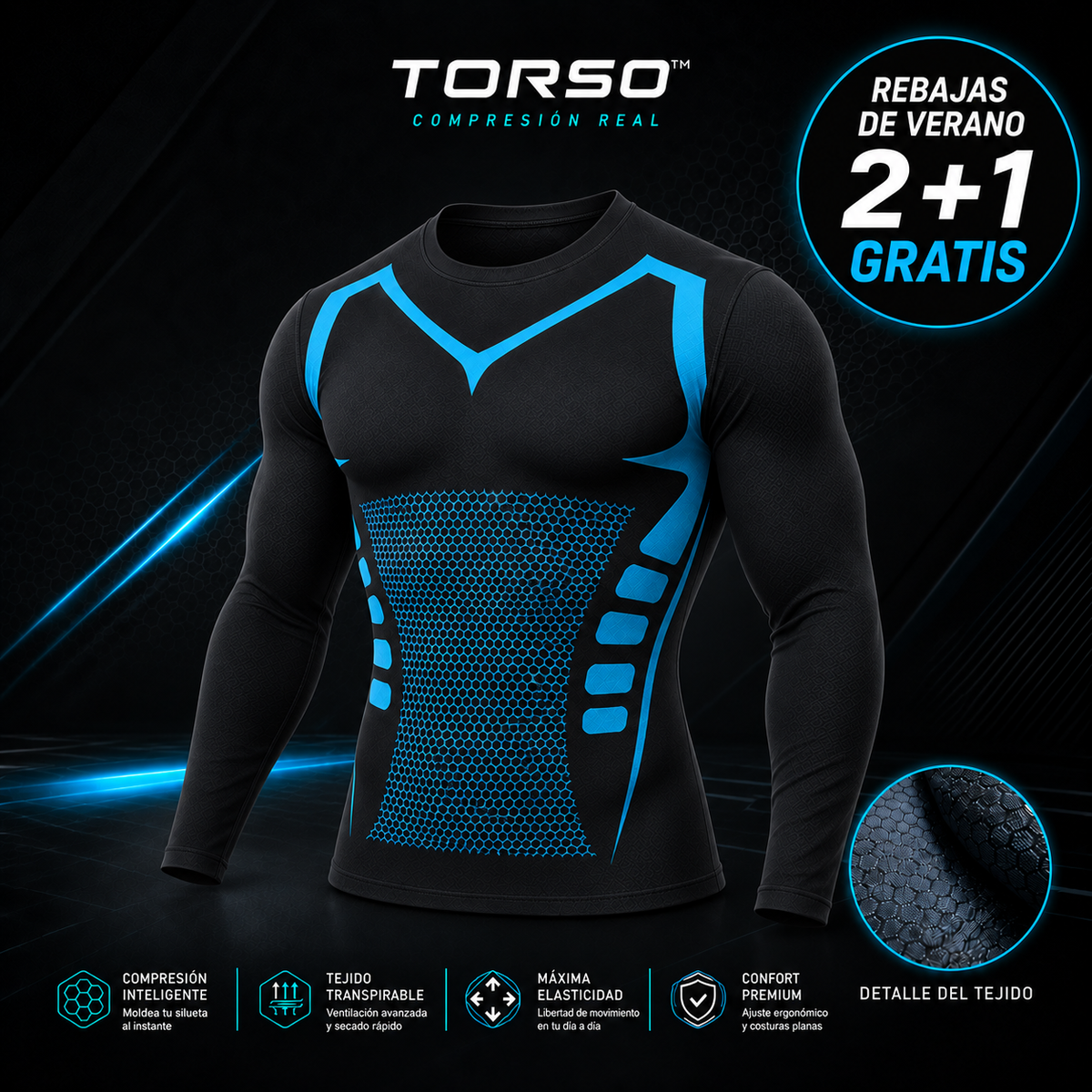 TORSO™ V1-T | Manga Larga